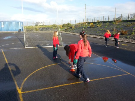 Using random PE equipment to invent new games.